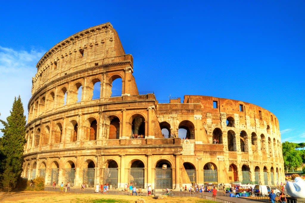 Coliseo de Roma en Italia