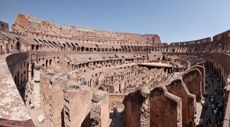 El gran Coliseo de Roma