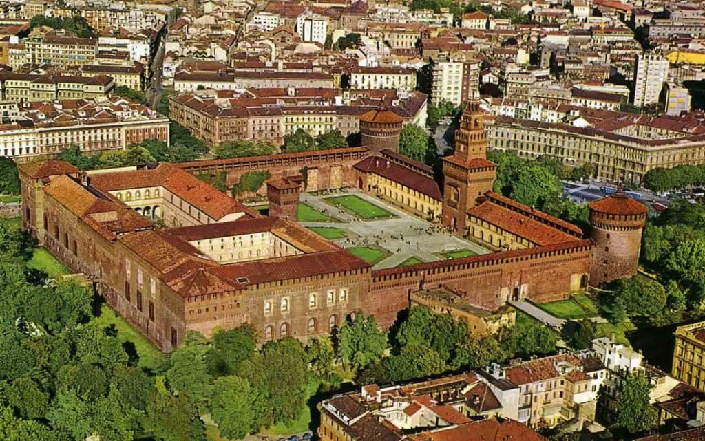 Castillo Sforzesco en Milán