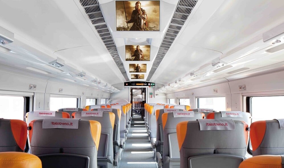 Viajes en tren en Italia