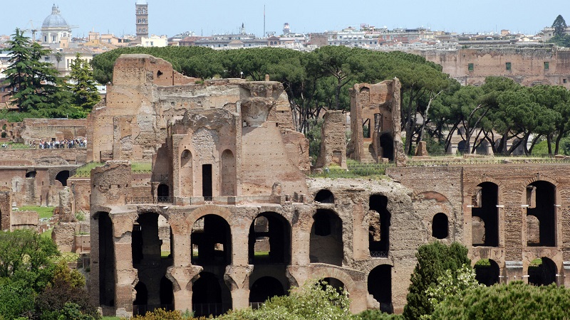 Colina del Palatino en Roma