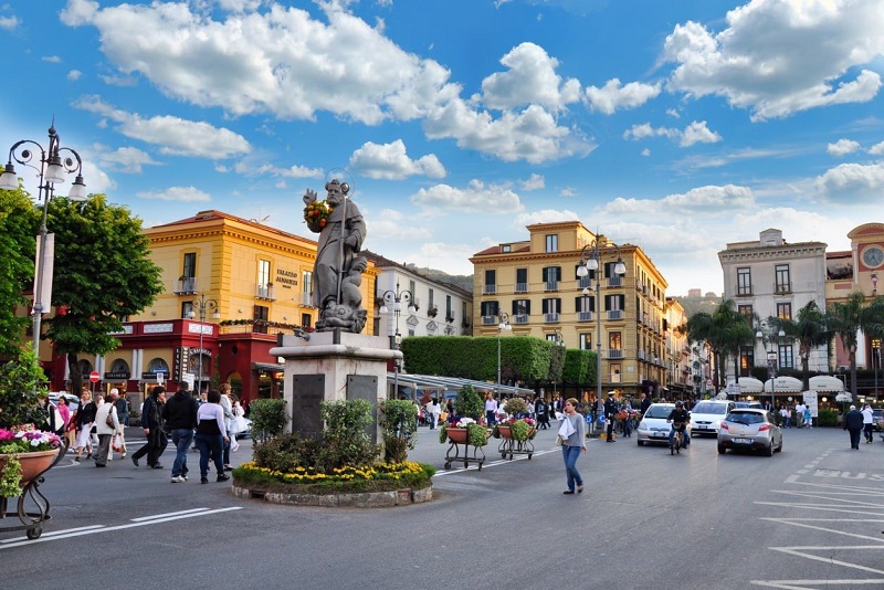 Piazza Tasso en Sorrento
