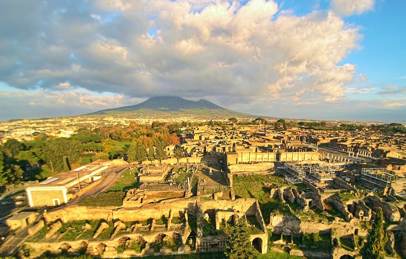 Vista de Pompeya